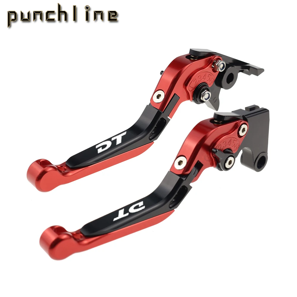 Fit For DT 50 (3MN) DT50R(70K10/70K1A) DT 80 (53V) Motorcycle CNC Accessories Folding Extendable Brake Clutch Levers  Handle Set