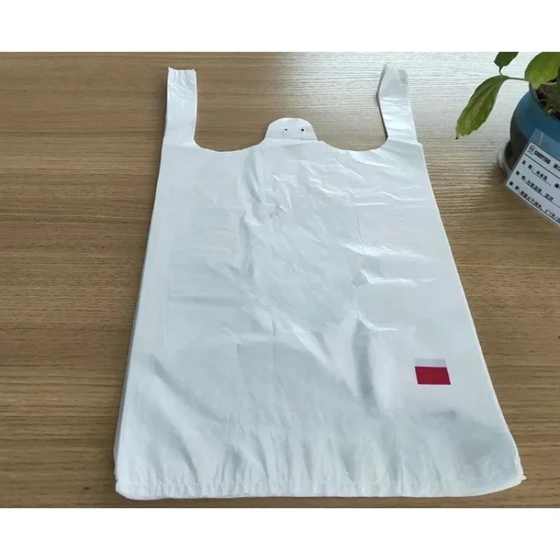 Automatic 2-line T-shirt vest handle, nylon bag, garbage biodegradable bag making machine