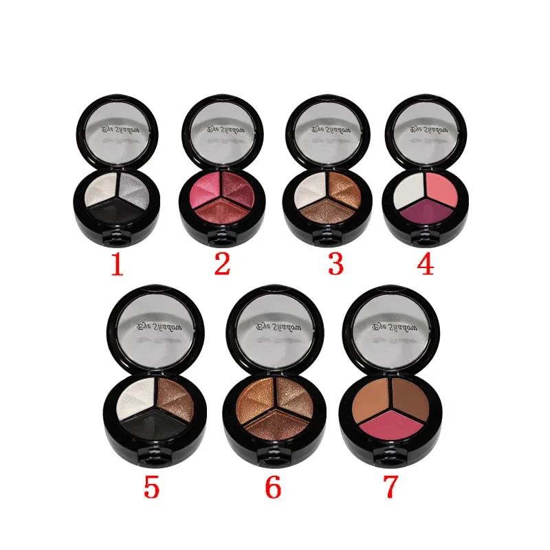 マットアイシャドウパレットシマーメイクアップ銅ブロンザーメタリックアイシャドウ防水スモーキーアイメイクアップヌード化粧品 3 色