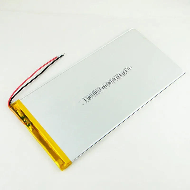 태블릿 컴퓨터 충전식 리튬 이온 전지, 신형 다크 브라운 03781543078154, 3.7V 리튬 폴리머 배터리, 4000MAH, Good A