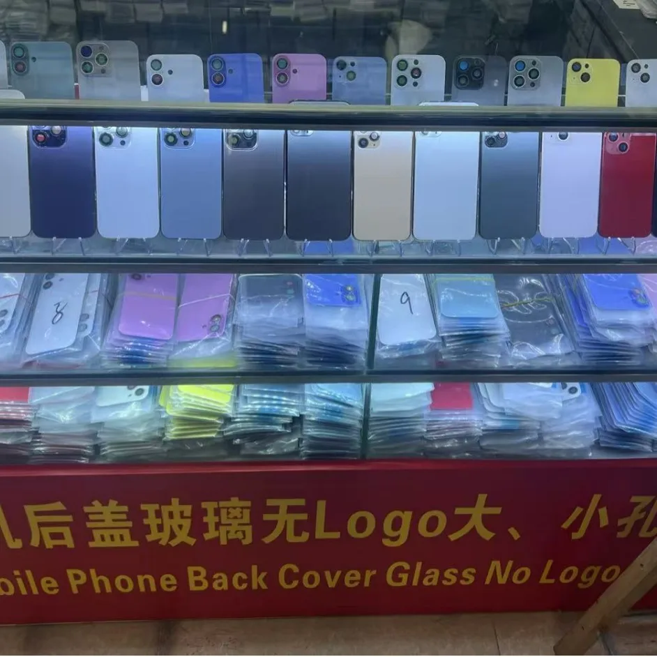 Back Glass for Iphone 12 13 14 15 16 17 18 Pro Max Plus Rear Cover Tempered Film Back Glass Replacement