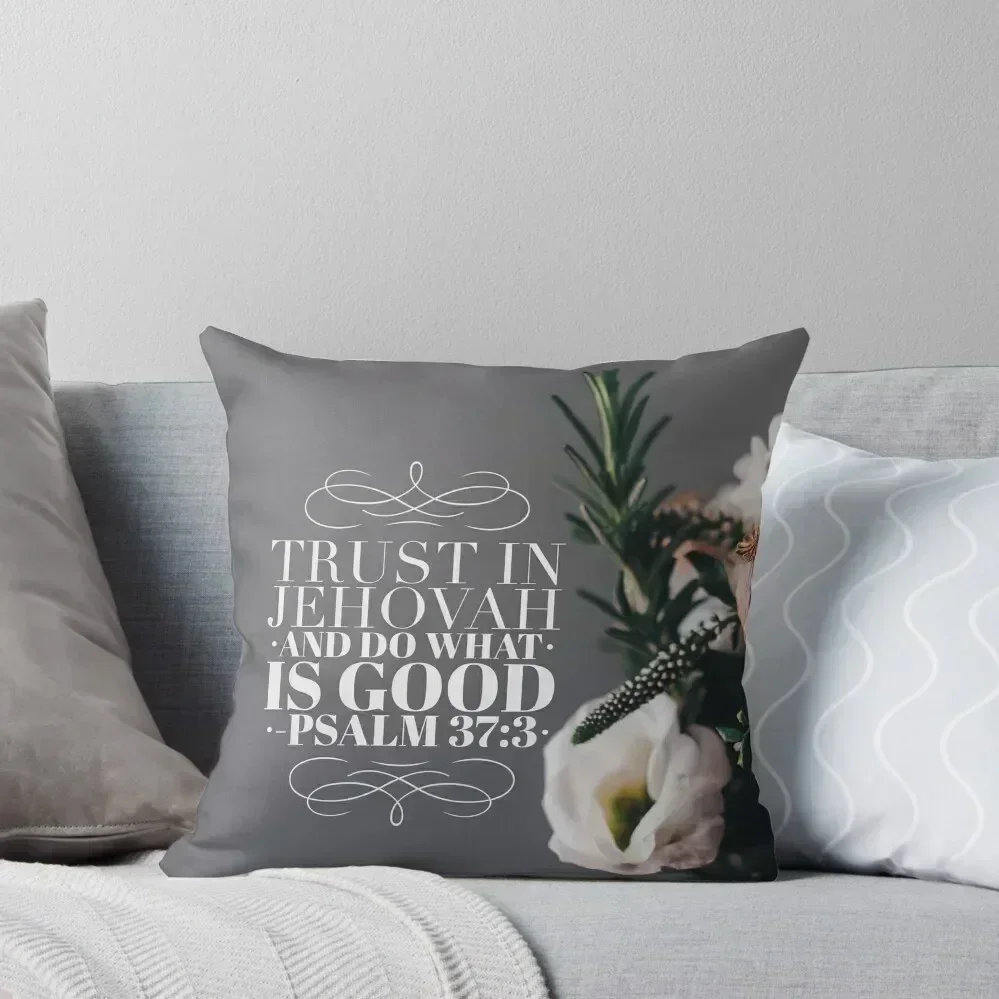 

Psalm 37:3 Throw Pillow Ornamental Pillow Christmas Pillow Covers Cushions For Decorative Sofa