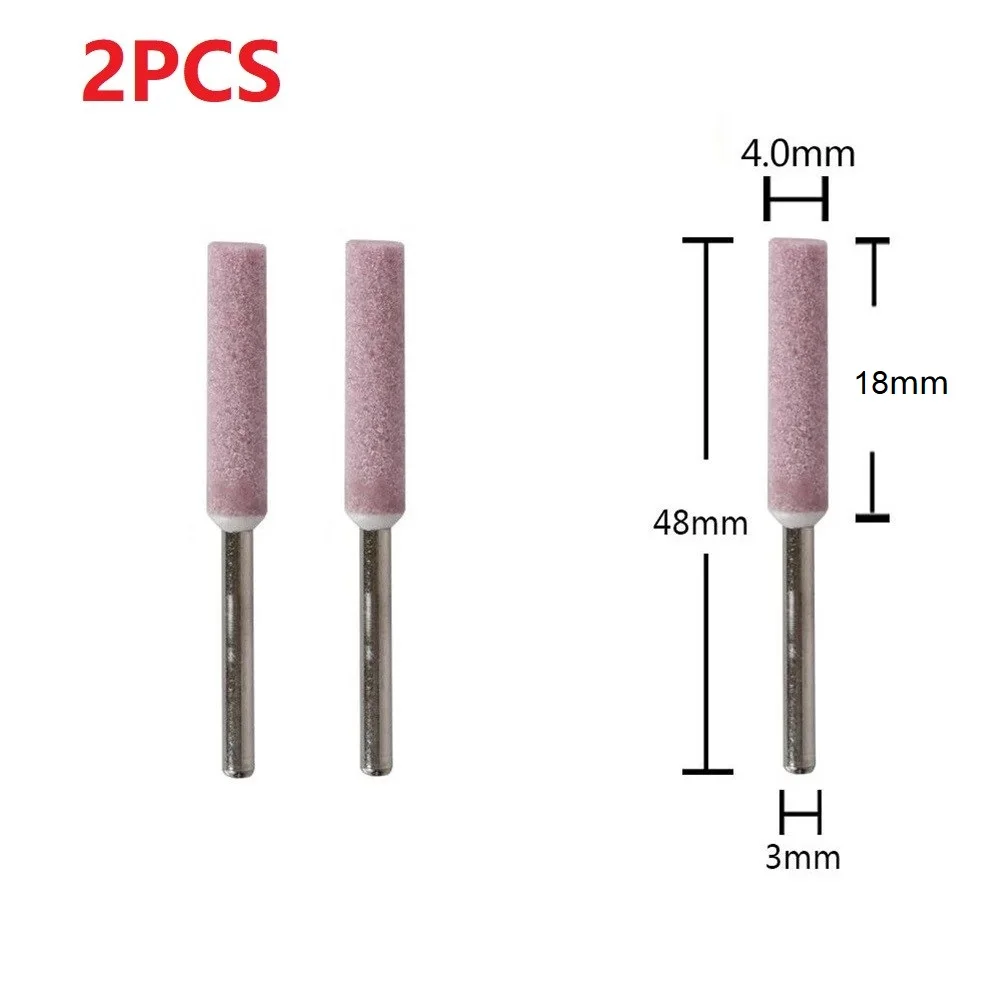 2 шт., точилка для бензопилы, заусенцы, хвостовик 3 мм, 4/4,8/5,5 мм, шлифовальная машина, цепная пила, дрель для резьбы, шлифовальные инструменты, аксессуары для электроинструментов