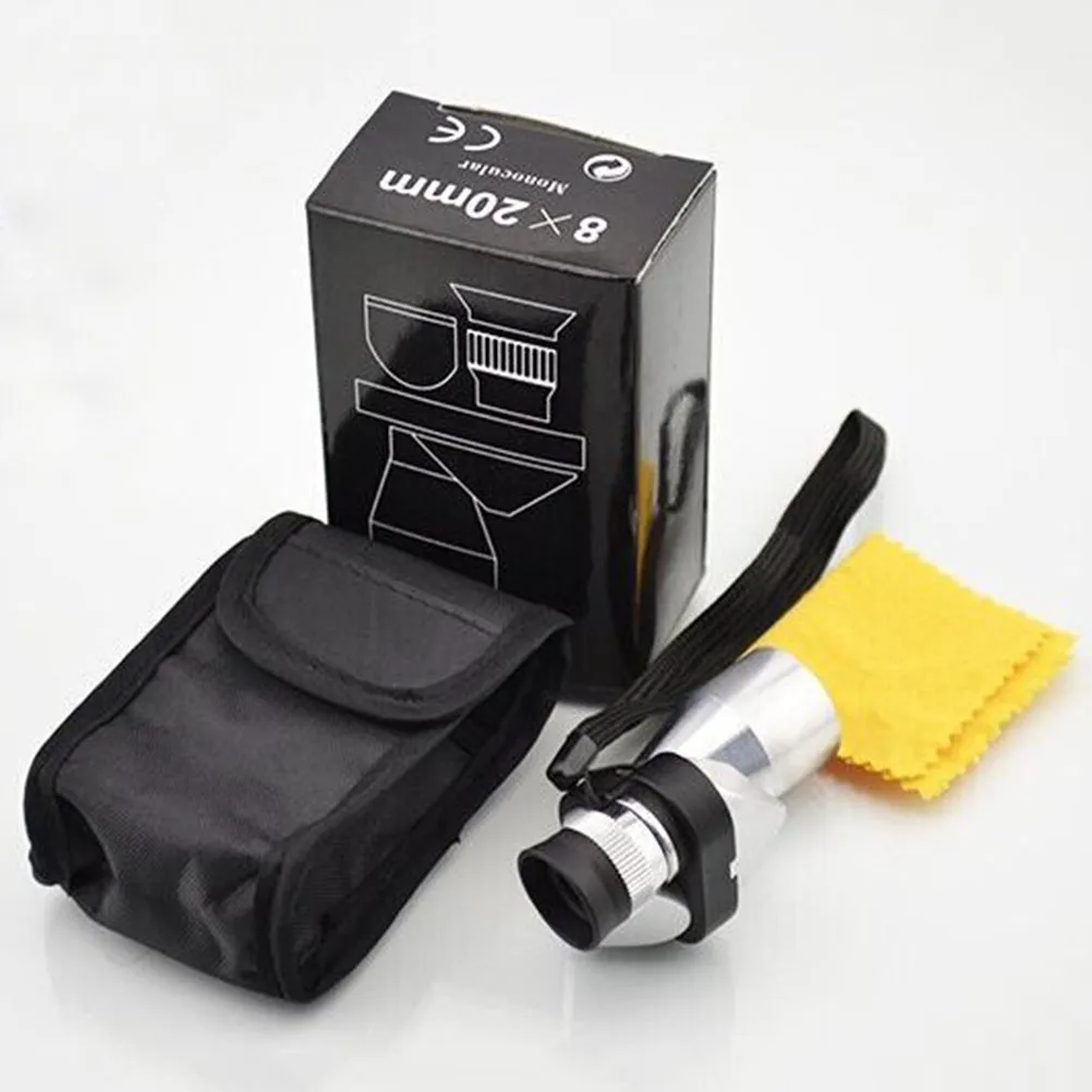 

8x20 Monocular Fully Coated Optical Telescope Portable Handheld Night Vision High Power Wide Angle Spotting Scope for