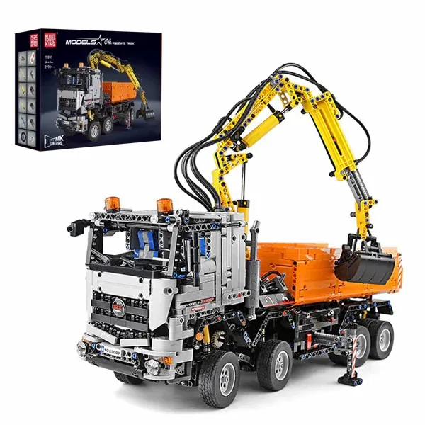 

2793PCS Mould King 19007 Technical Arocs 3245 Truck Building Blocks App Remote Control Motorized Heavy Truck Model Toys Kid Gift
