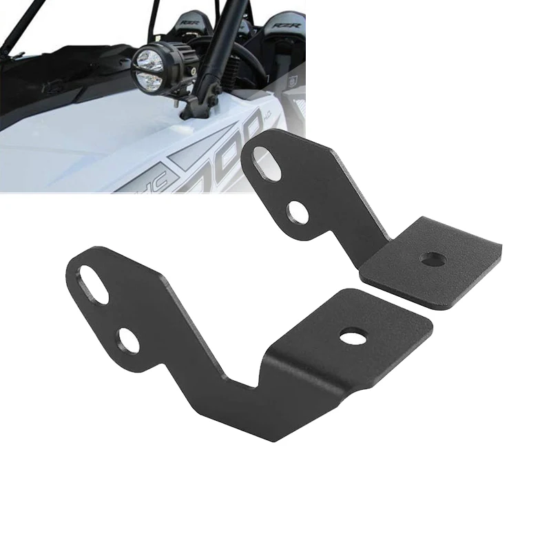 

1pair UTV ATV Accessories Led Work Lights Side Pillar Mounting Bracket For UTV Polaris RZR XP 900 1000 Motorbike Accessories