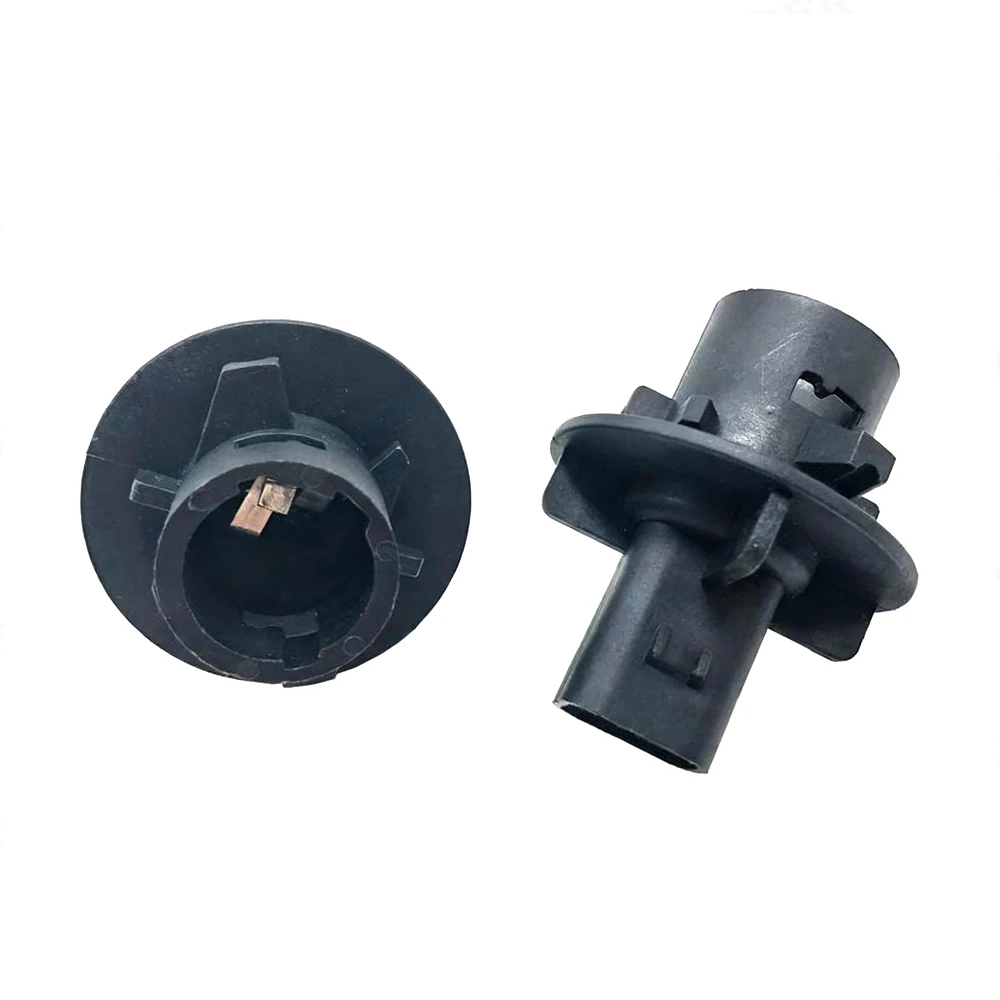 2Pcs Black Car Side Indicator Lamp Bulb Holder Socket 2 Pin Compatible for Land Rover Discovery 2 MPN XBP100180 Plastic & Metal