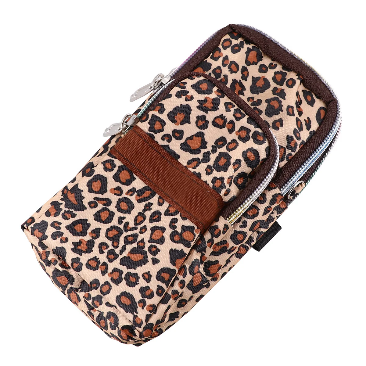 

Stylish Leopard Print Crossbody Pouch Large Capacity Arm Bag for Phone Wallet Outdoor Shopping Travel Daily Use Bag