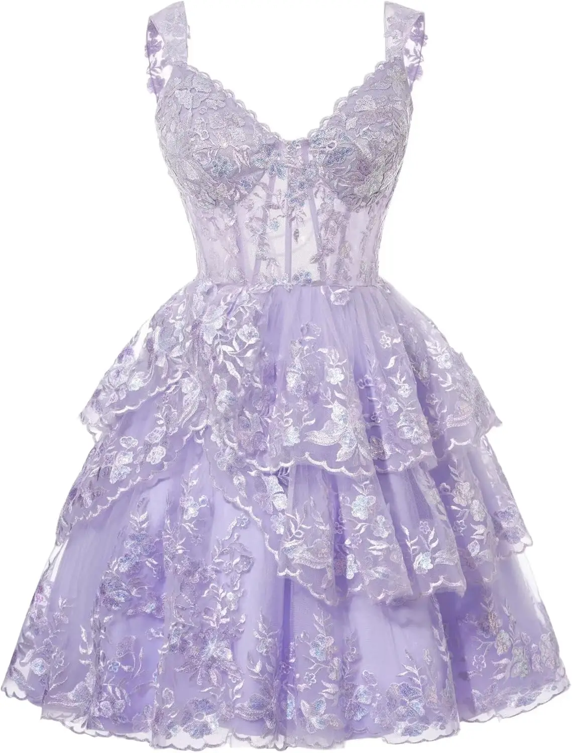 

Блестящие многоярусные кружевные платья для встречи выпускников Корсет для подростков на тонких бретельках Пышные короткие коктейльные платья для выпускного вечера выше колена, мини