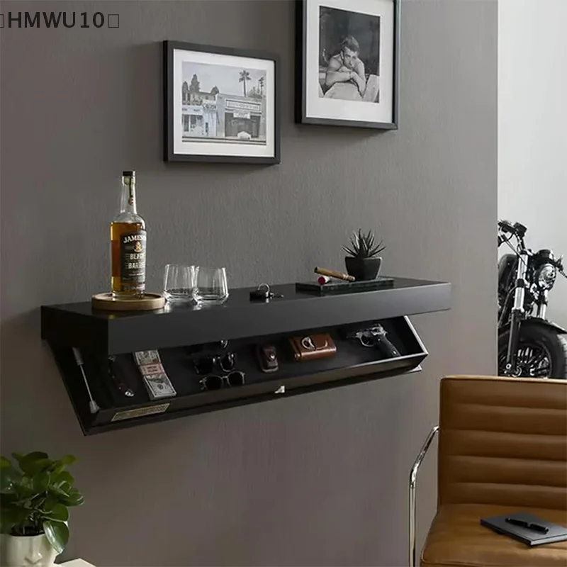 Magicflap Designer Shelf With Secret Compartment Concealed Floating Shelf Wall-Mounted Storage Solution Hidden Furniture