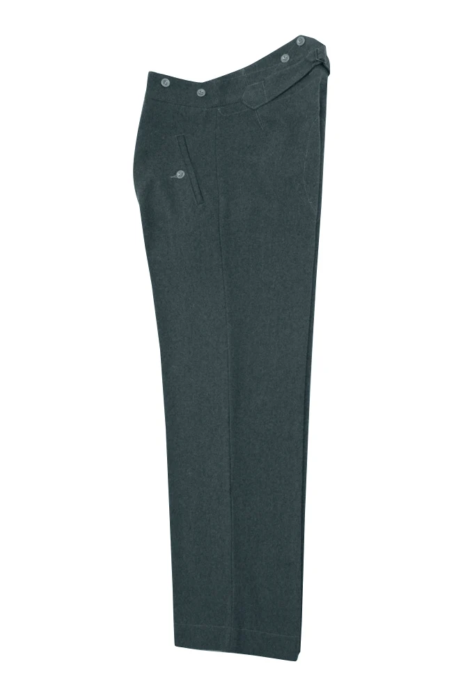 

GUWN-006 WWII German Elite M40 Italian Field Wool trousers blue green grey