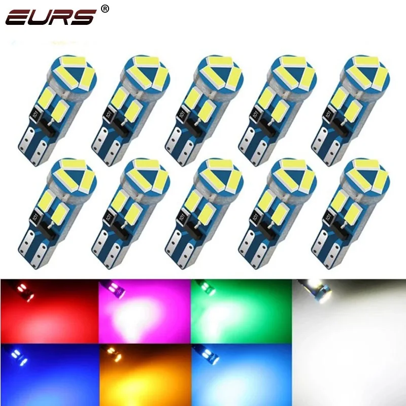 20/10/2 pz T5 LED lampadine W3W W1.2W 70 73 74 Auto cruscotto Gauge lampade Car Interior Light indicatore di avvertimento luci dello strumento 12V