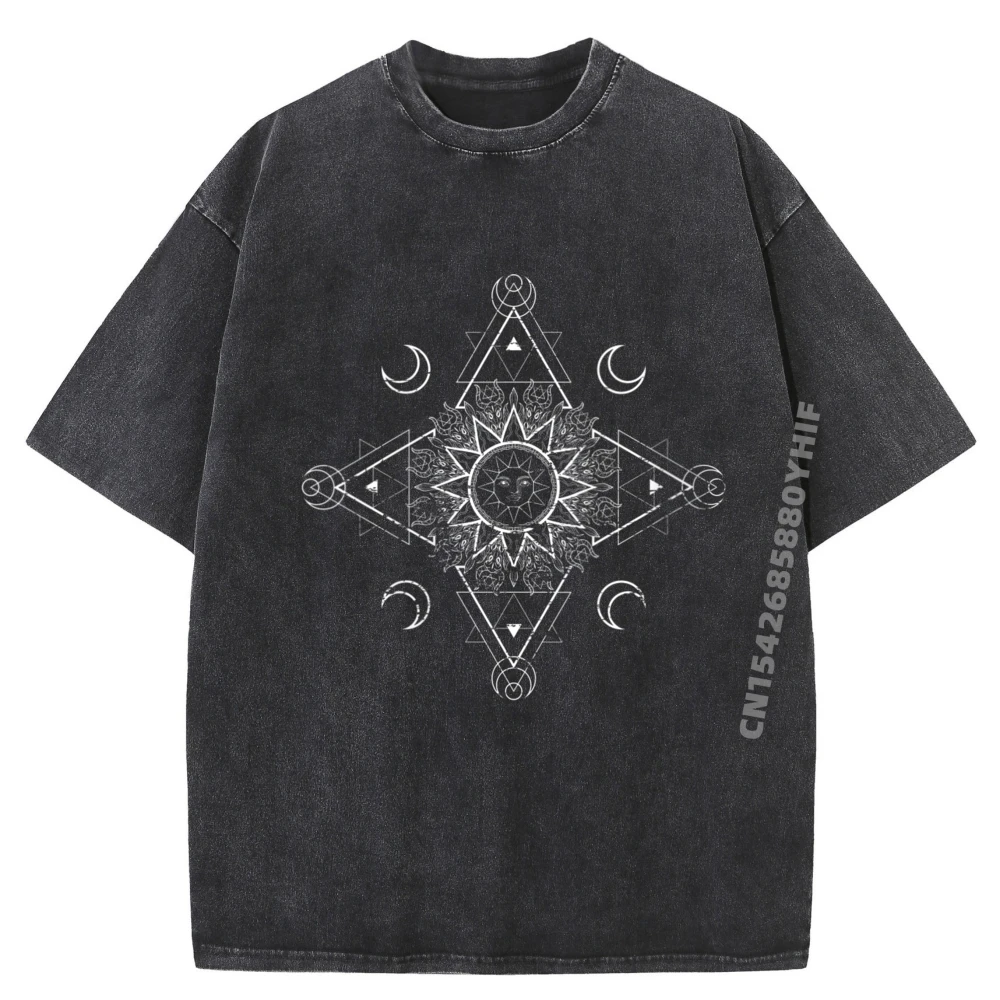 

Милые женские футболки с рисунком Stargazer Sun Luna Stars, мужские топы, футболки, потертые футболки в стиле ретро, классическая одежда с принтом