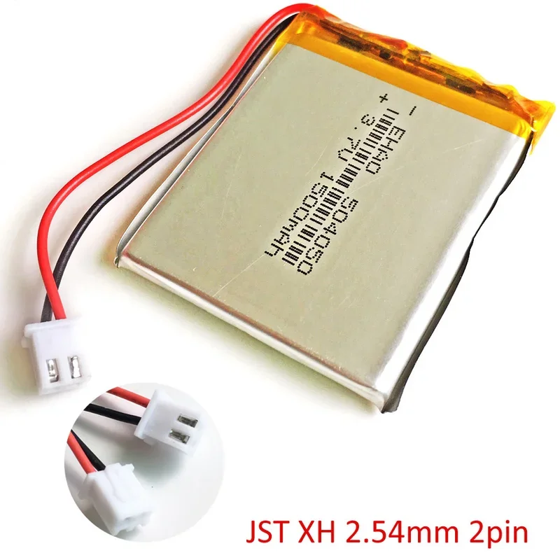 

OK 3,7 В 1500 мАч Lipo аккумулятор + JST 2-контактный разъем 2,54 мм для GPS DVD 504050
