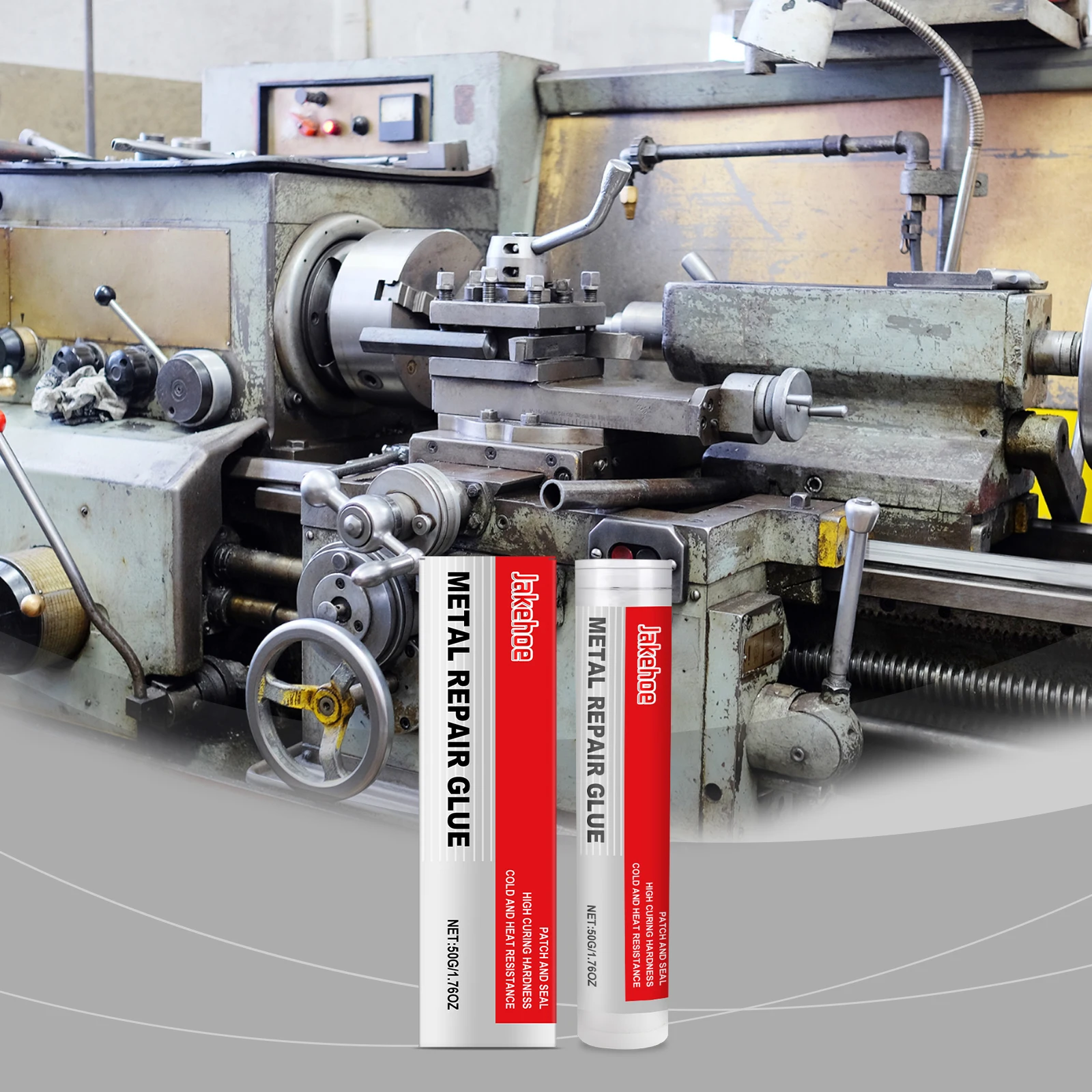 High Strength Cold Heat Welding Glue Epoxy Metal Repair DIY Fix Pipe Casting Plastic Repair Adhesive Defect Filling Sealant 50g