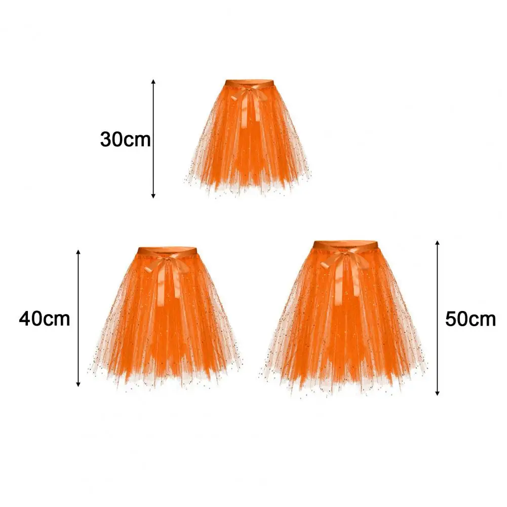 Multi Color Women Skirt Classic Pleated Dance Wear Tulle Skirts Female Lolita Petticoat Party Puffy Skirts Ballet Midi Skirts