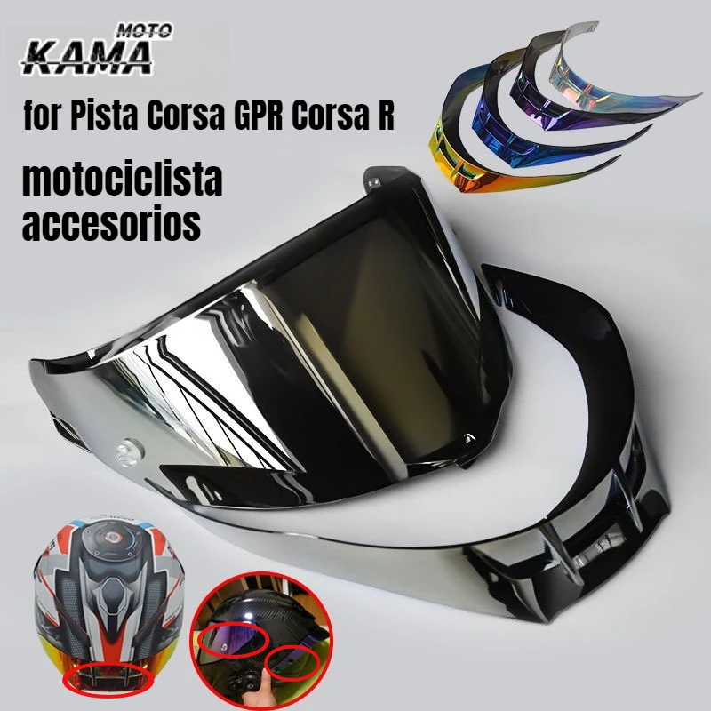 Helmet Tail Spoiler for AGV Pista GP,Corsa GPR,Corsa R Capacetes Cascos Para Moto Motorcycle Accessories Parts Helmet Full Visor
