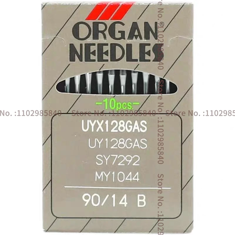 

100PCS 10pack Japan Organ Uy128gas Uyx128gas Needles for Interlock Three Needle Five Thread Covering Stitch Machine 9 10 11 12