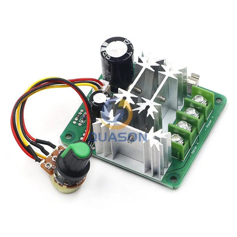 DC 6V-90V 15A DC Motor Speed Controller Stepless Speed Regulation Pulse Width PWM DC 12V 24V 36V 48V 1000W