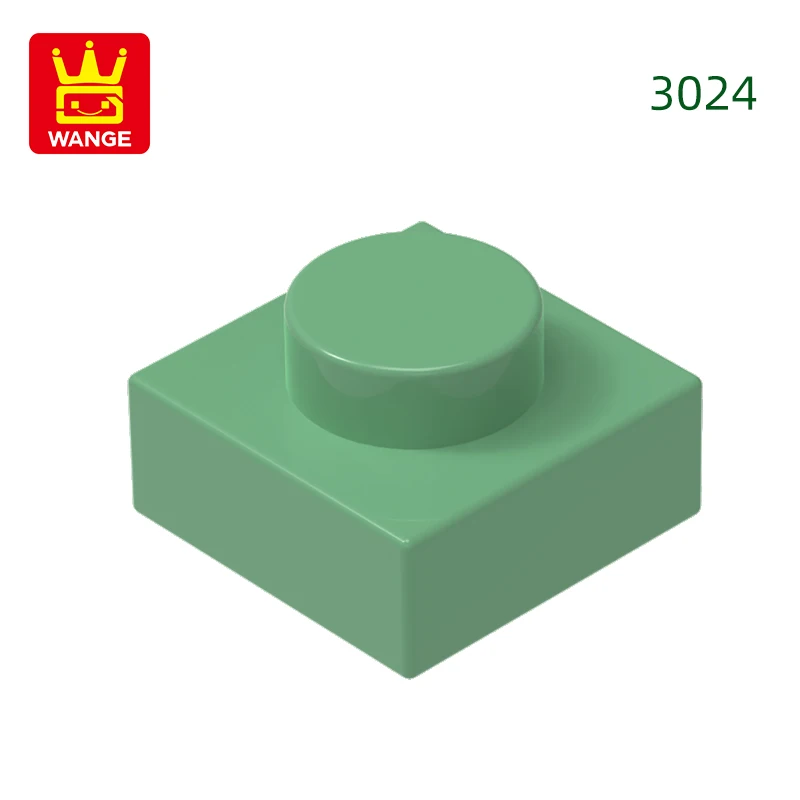 Wange 588Pcs/Lot 3024 1x1 Short 1-Hole Building Blocks Classic Base Parts Compatible with Bricks Children Toys Assembly Gift Box image 3