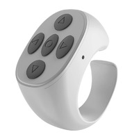 Fingertip Ring Wireless Bluetooth Mouse Portable Automatic Page Browsing Selfie Video Remote Control Mice For Mobile Phone Apple