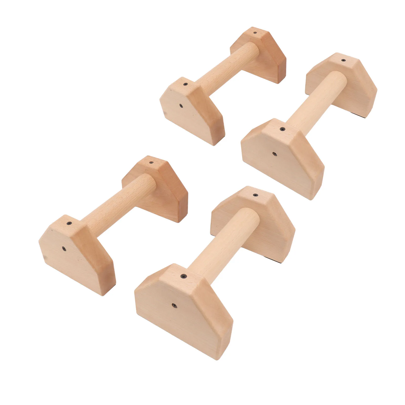 

Wooden Push Up Handles Stable Strong Bearing Capacity Wooden Push Up Bar Wide Base Anti Slip Handle Widely Used for Outdoor