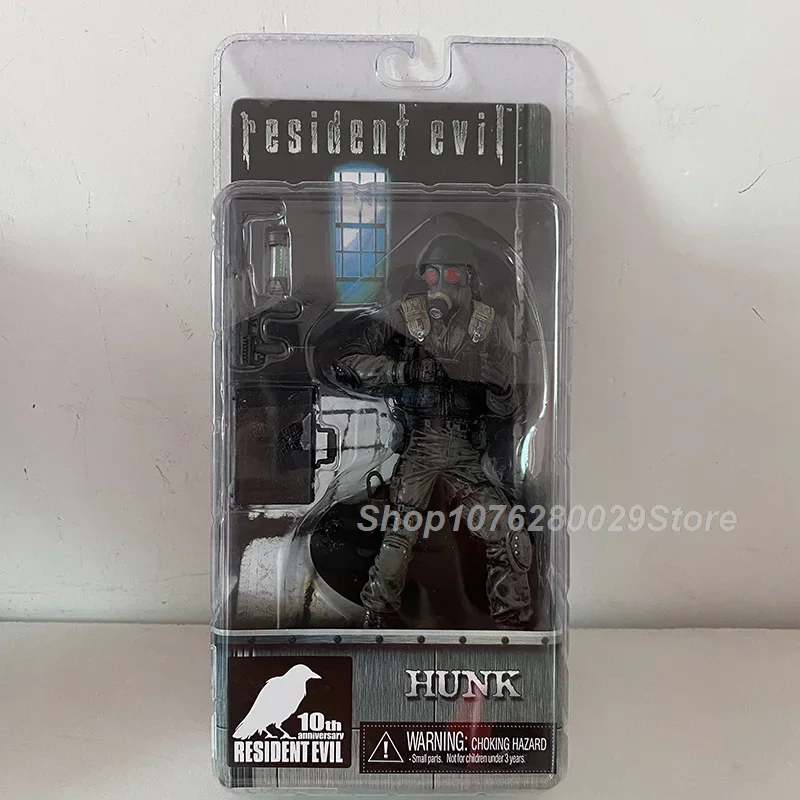 NECA Redfield Hunk Zombie Con Dog Licker E Walker Chris Redfield Biohazard Eecutioner Majini Action Figure Modello Giocattoli Decor