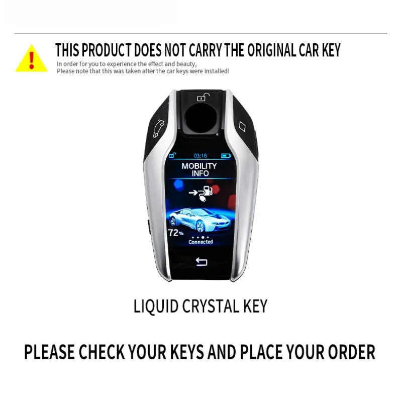 Racing Style Metal Car Key Case Cover for BMW 5 7 Series G01 X3 G02 X4 G05 X5 G07 X7 G12 G11 G30 G32 G31 I8 I12 I15 Accessories