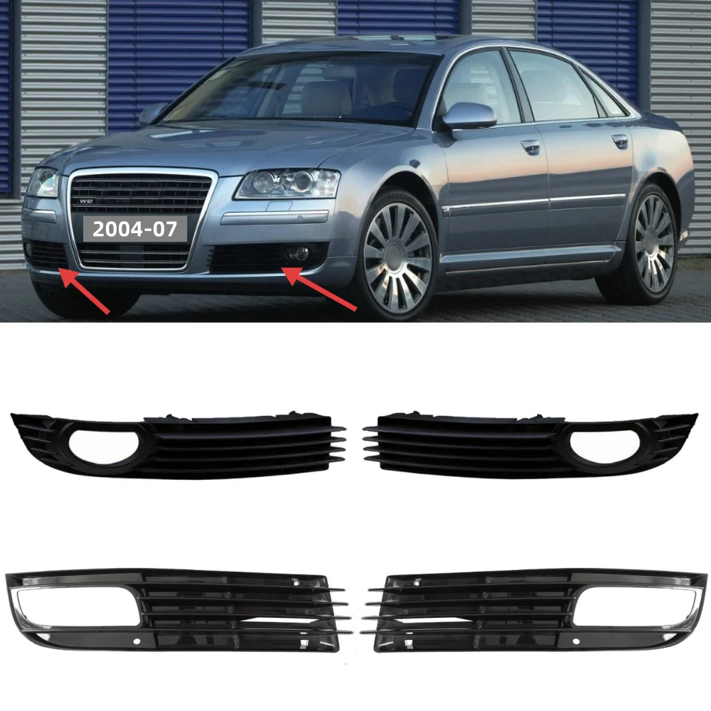 

Car Accessory Fog Light Cover Lamp Frame Grille Car Accessories For Audi A8 D3 2004 2005 2006 2007