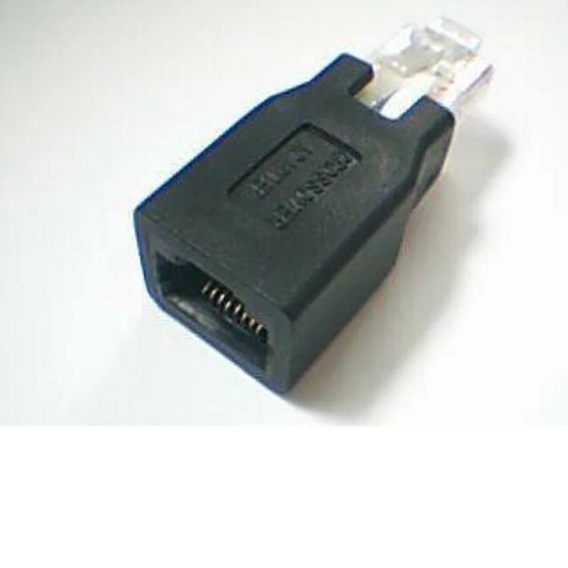 Conector Ethernet de red RJ45, adaptador de Cable macho a hembra, conexión cruzada