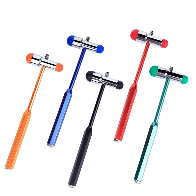 Classic Neurological Knee Hammer Percussor Diagnostic Reflex Patella Percussion Leg Body Nerve Test Massage Buck Hammer Tool