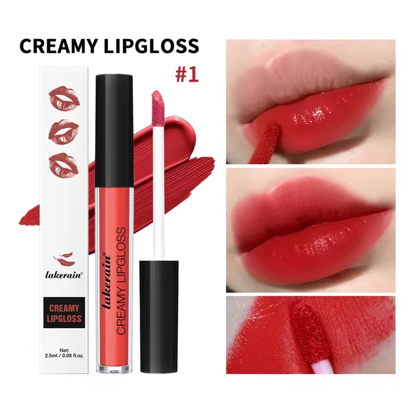 

Lippentönung, 8 Farben, wasserdicht, langlebig, samtig, nicht trocknend, feuchtigkeitsspendender Lipgloss, pralle Lippen, Hyalur