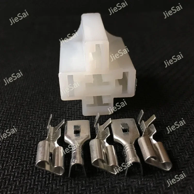 Relay Holder Relay Connector 5 Pin Automotive Wiring Connector 5 Hole Socket With Terminals Pins