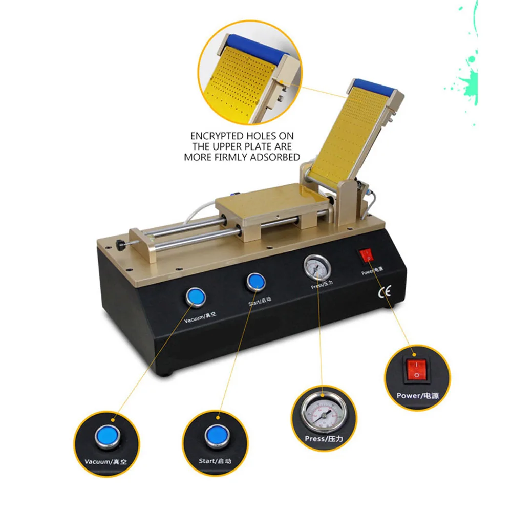 Three-in-one automatic laminating machine, OCA dry glue laminating machine, press screen machine, burst screen repair