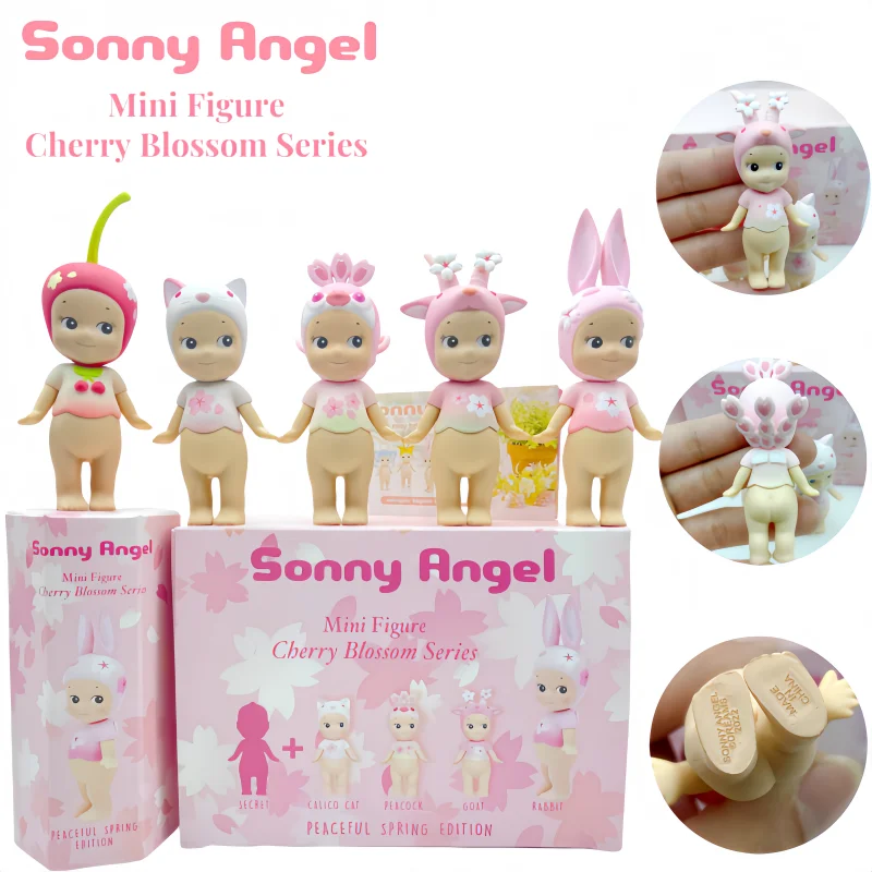 

Sonny Angel Cherry Blossom Series Mini Figure - Anime Ornament Doll Blind Box - Collectible Surprise Gifts - Motherland Edition