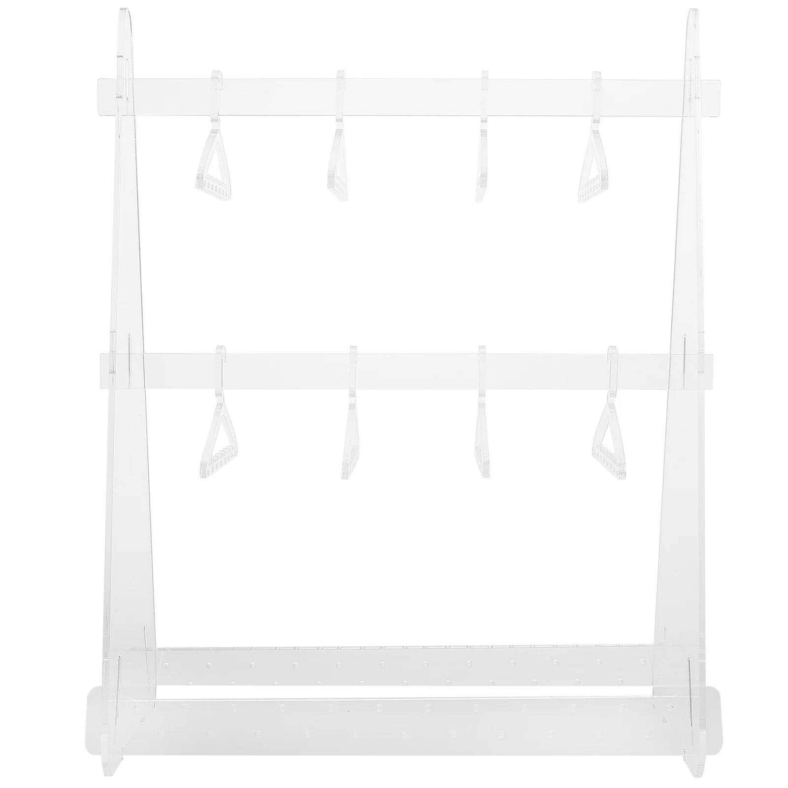 

1Set Acrylic Jewelry Rack Desktop Organizer for Earrings Necklace Display Stand Transparent Jewelry Holder for Home