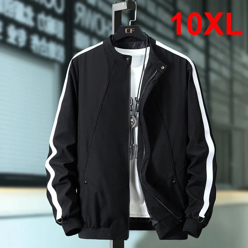 9xl 10xl Plus Size Jassen Mannen Herfst Windjack Jassen Bomber Casual Mode Honkbal Mannen Outdoor Bovenkleding