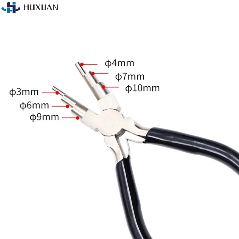 Round Nose Pliers For Wire Wrapping Jewelry Making Loop Making Durable Diagonal Pliers Green Flat Nose Pliers Black