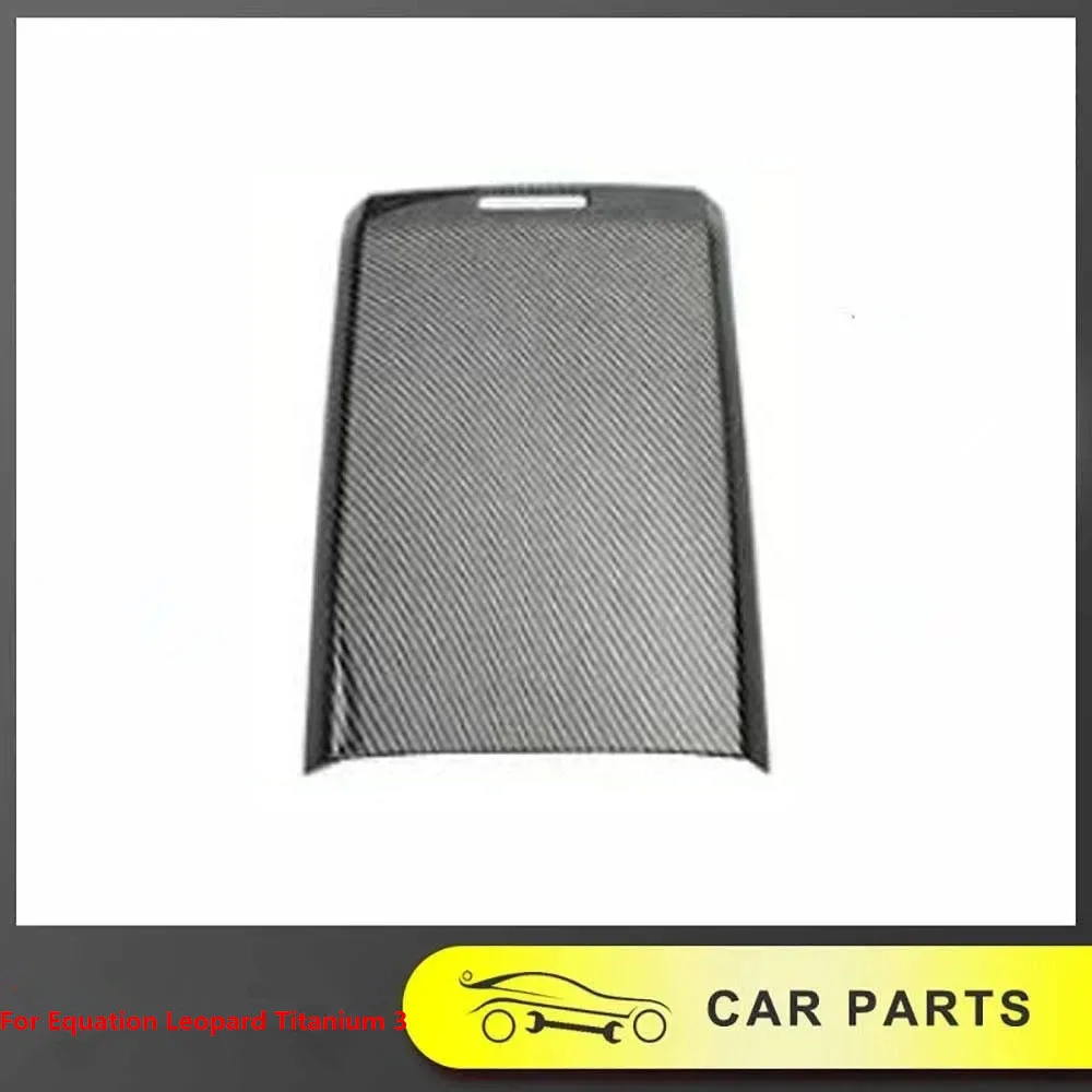 

Fit For Equation Leopard Titanium 3 Carbon Fiber Pattern Rear Air Outlet Kick Plate Interior Rear Air Outlet Patch Kick Plate