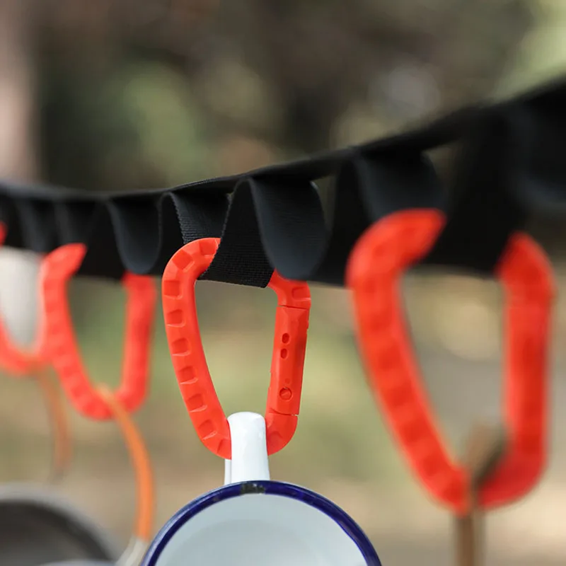 5 قطعة التكتيكية 3.5 "حلق بمشبك بلاستيكي مولي ITW المفاتيح D-شكل الصلب الربيع مشبك هوك للمشي في الهواء الطلق أدوات التخييم #4