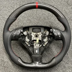 Carbon Fiber Racing Steering Wheel Replacement For Honda Accord 7th For Acura TSX Cl7 Cl9 2003 2004 2005 2006 2007