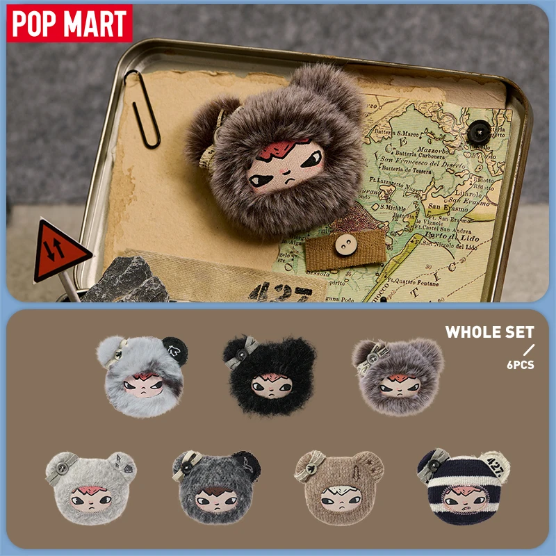 POP MART Hirono Road Journal Series-Kühlschrankmagnet Blindbox 1PC/6PCS Blindbox
