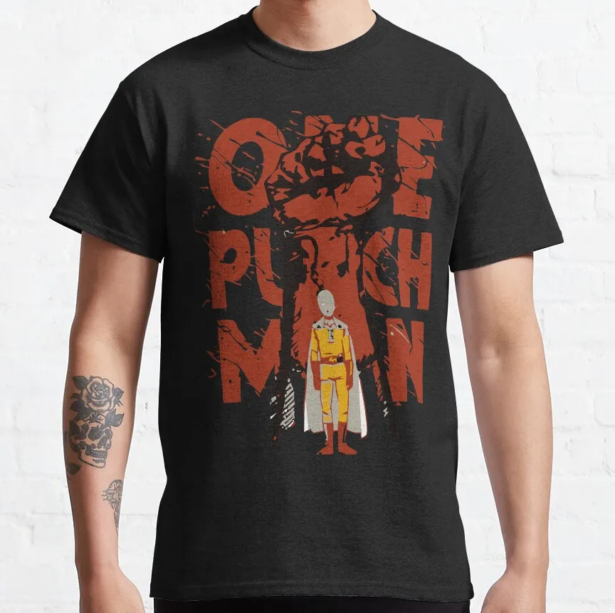 

ONE PUNCH-MAN Saitama nek gambar kartun bismillah payune po meneh Funny japan manga Anime t shirt 100% cotton plus size tee