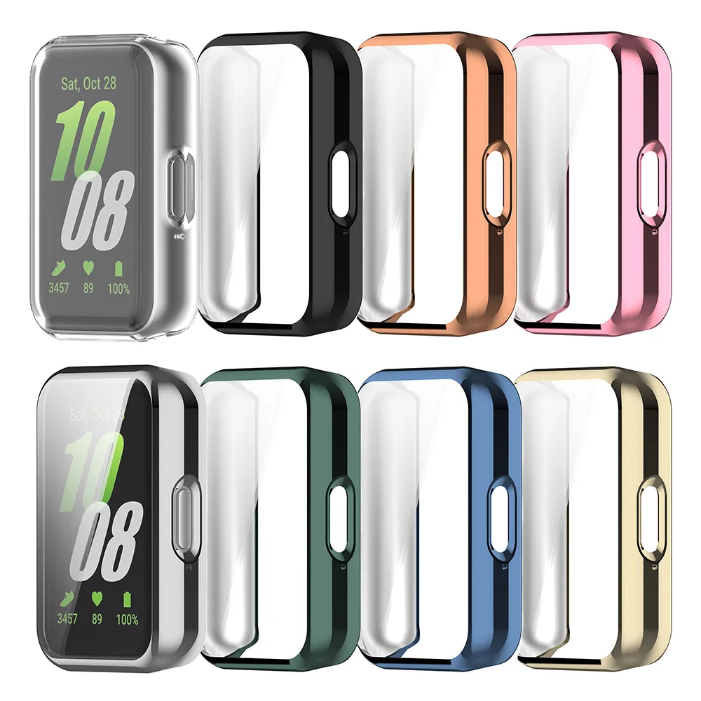 Soft TPU Protective Case For Samsung Galaxy Fit 3 SM-R390 Full Screen Protector Bumper Cover Accessories