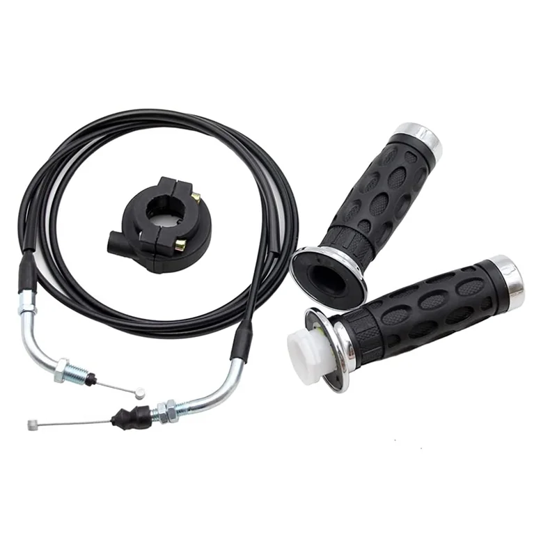 Ensemble de poignées de commande d'accélérateur avec câble d'accélérateur de scooter de 78 pouces pour 50Cc 80Cc 125Cc 150Cc GY6