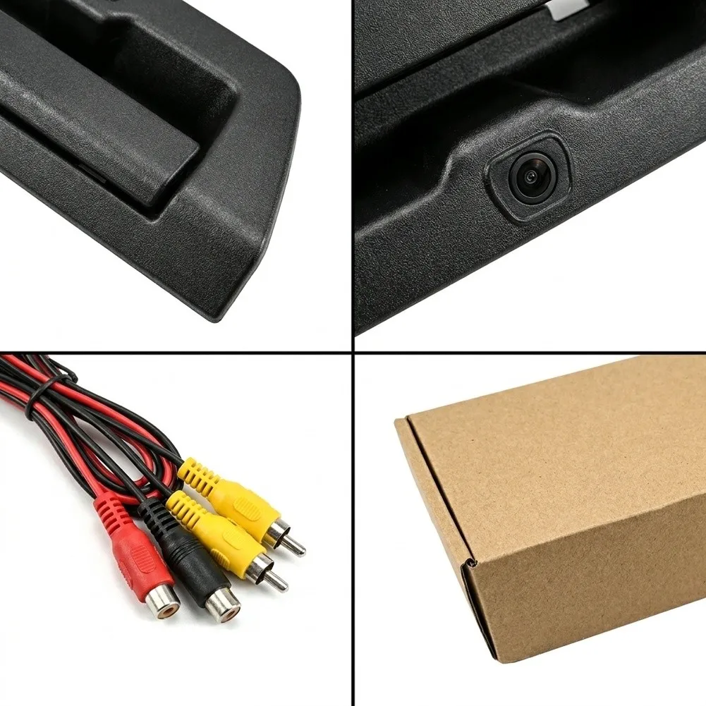 1pc HD Rearview Camera Tailgate Handle Backup For Ford F-150 2015-2020 Car Parking Assistance System
