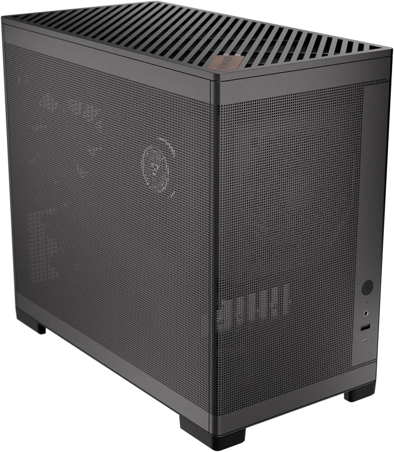 

Micro ATX PC Case, 2x120mm Reverse & 1x120mm Fan Pre-Installed, 240mm Radiator Support, Compact MATX Case, Front Mounted PSU, Black