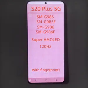 Bilashmart Super AMOLED Samsung Galaxy S20 Plus LCD Display 6.7 Samsung s20 Plus 5G G986B Display LCD Touch Screen Digitizer