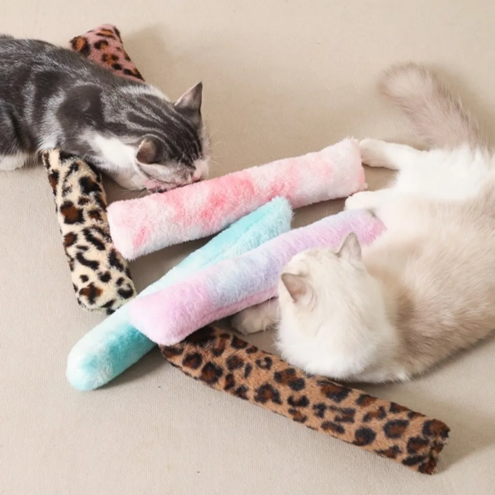 

New Interactive Cat Chew Toys Durable Soft Plush Cat Kick Toy Pet Accessories Teeth Cleaning Catnip Toy for Indoor Playing