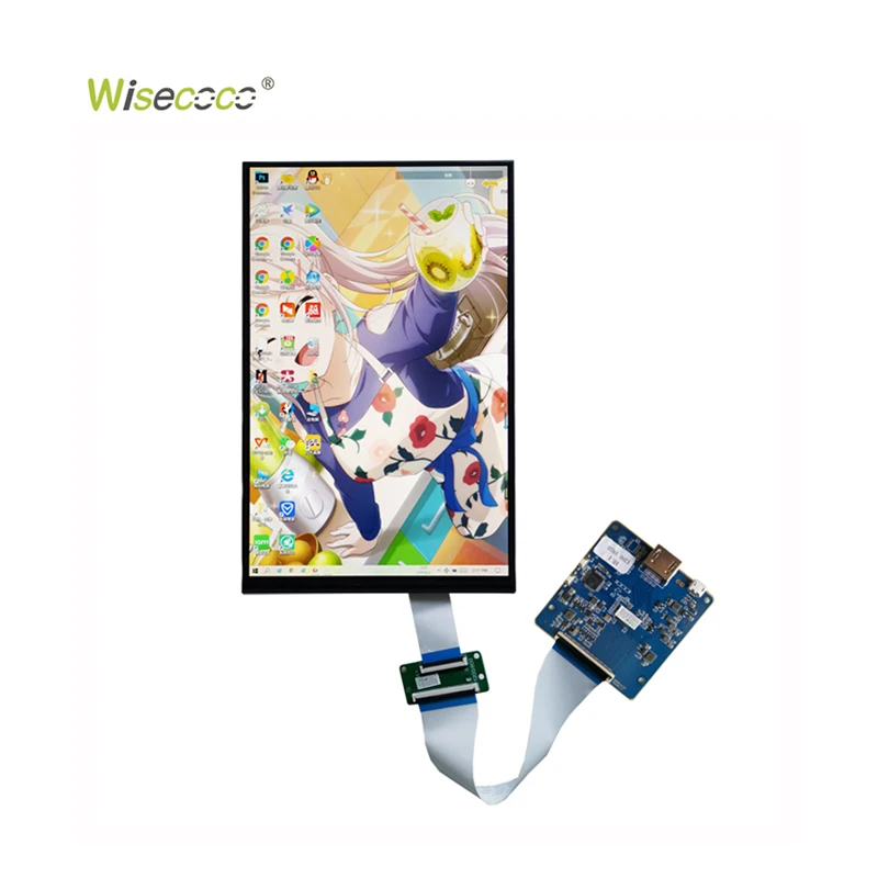 Wisecoco 10.1 Inch 1200*1920 Ips Lcd Display Screen High Resolution Panel 101Inch TFT Lcd Module with Controller Board